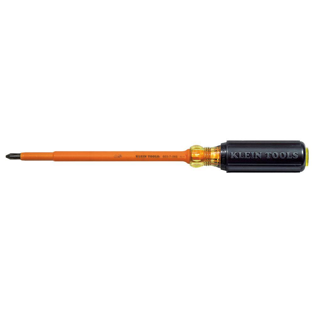Klein Tools Screwdriver Insul #2 PH 7″ L - Ascmtools