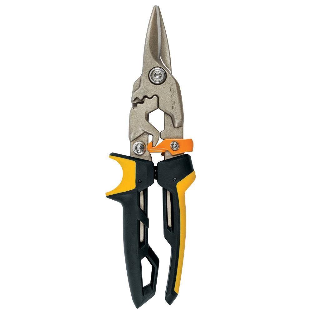 Fiskars PRO PowerGear Aviation Snips Straight - Ascmtools