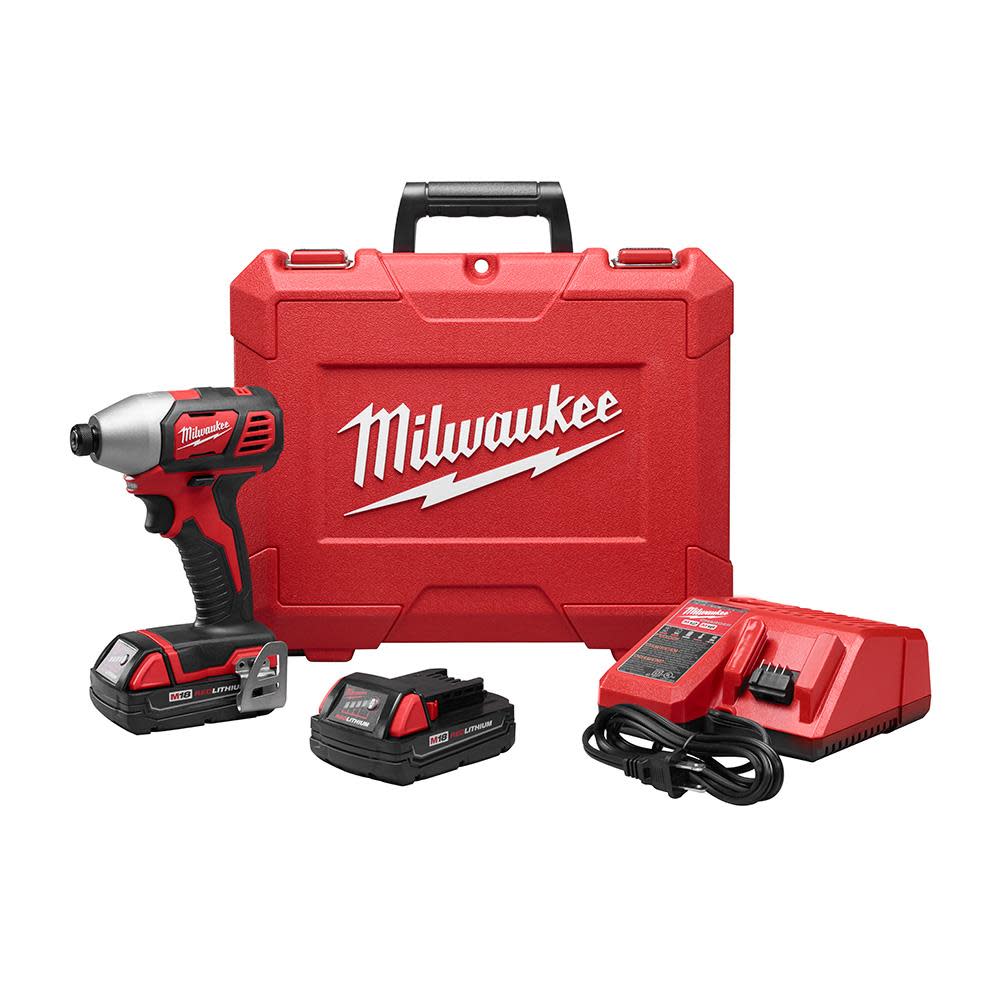 Milwaukee M18 1/4 in. Hex Impact Driver CP Kit - Ascmtools