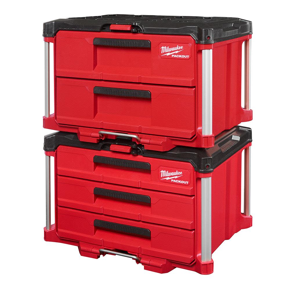 Milwaukee PACKOUT 3-Drawer Tool Box - Ascmtools