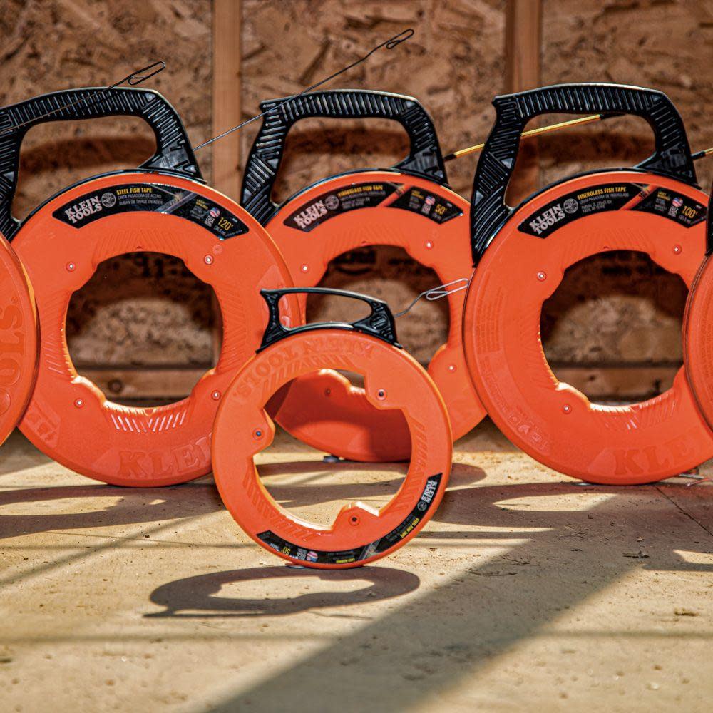 Klein Tools 50′ Steel Fish Tape - Ascmtools