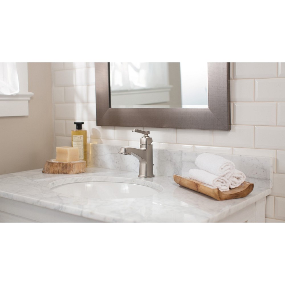 Moen Boardwalk Bathroom Faucet Spot Resist Nickel 1Handle HighArc - Ascmtools