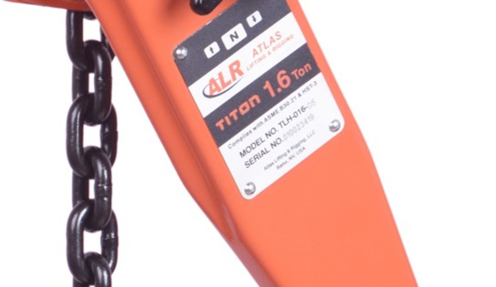 Atlas Lifting and Rigging Titan Lever Hoist 1.6 Ton 3300 lbs 20′ Chain - Ascmtools