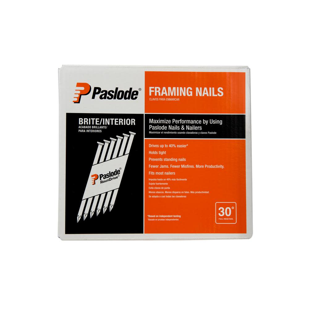 Paslode 3-1/4″ X .131 ROUNDRIVE 30 Framing Nails - Ascmtools