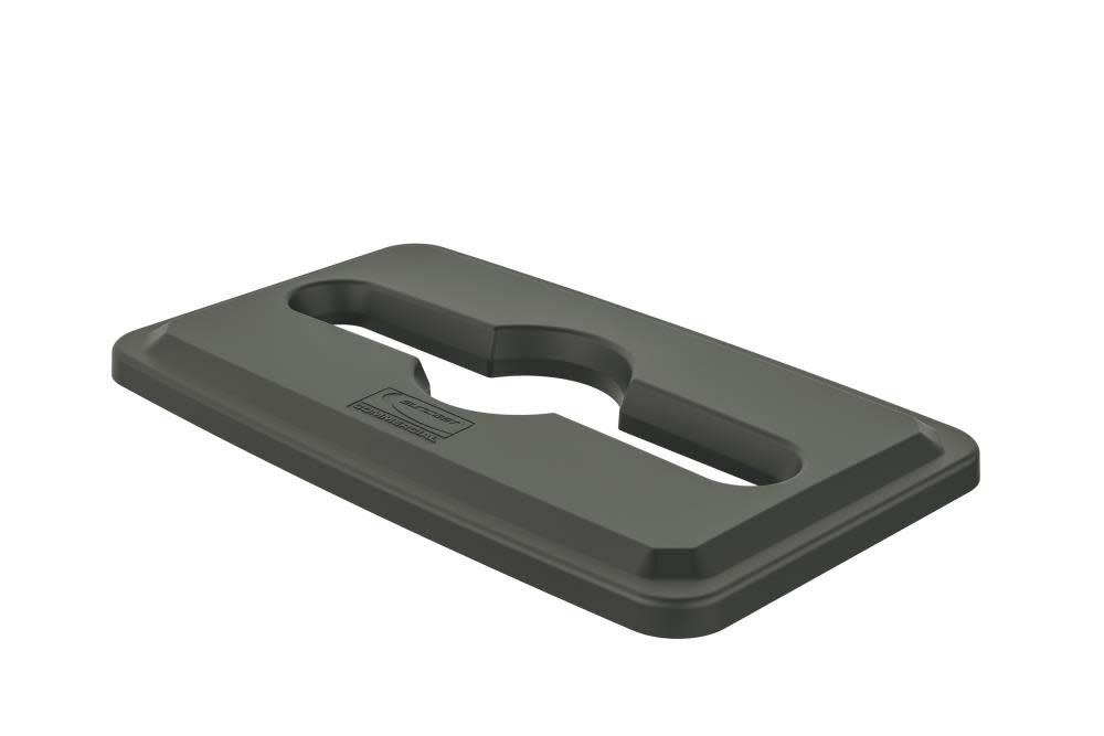 Suncast Recycling Lid for Plastic Slim Trash Can - Ascmtools