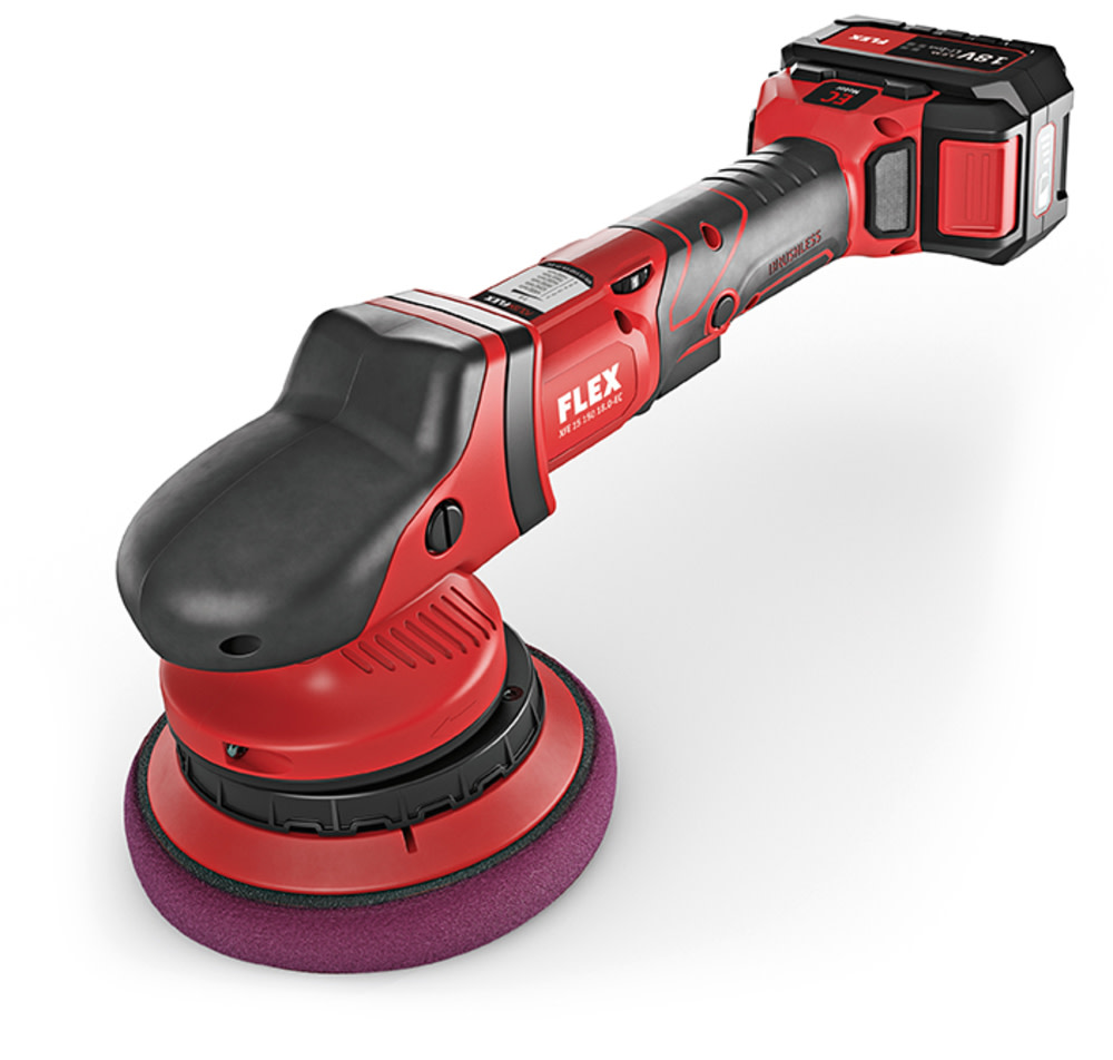 FLEX Cordless Random Orbital Polisher with Batteries and Charger - Ascmtools