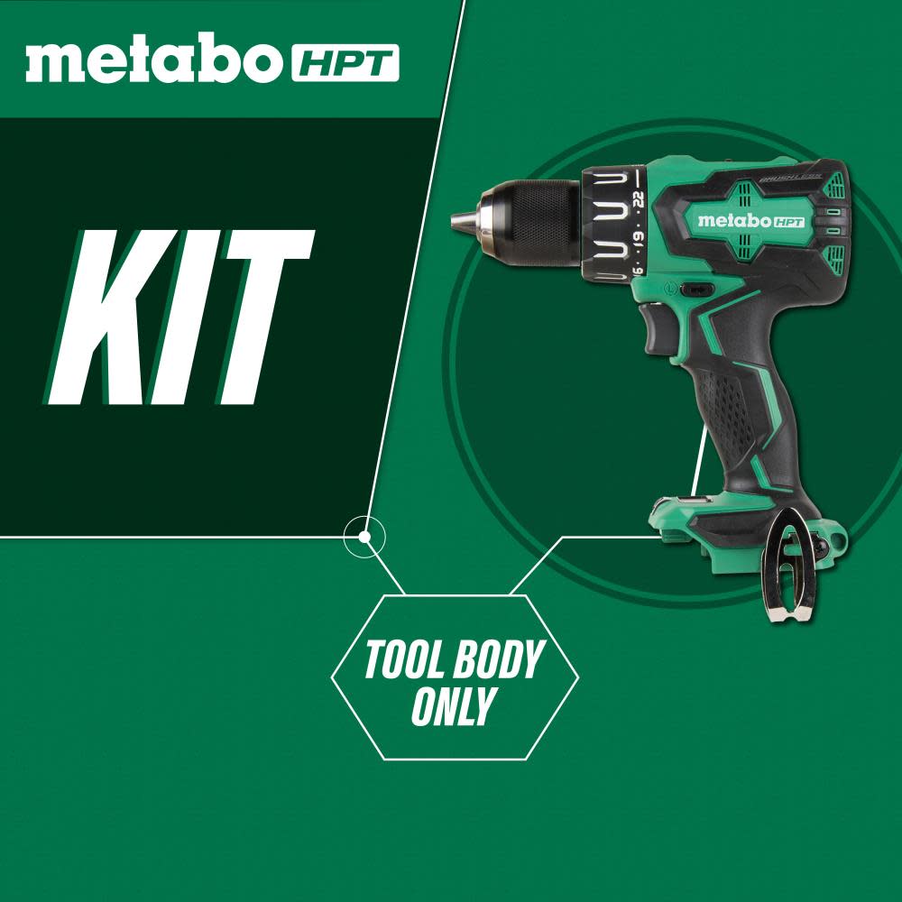 Metabo HPT 18V Hammer Drill Bare Tool - Ascmtools