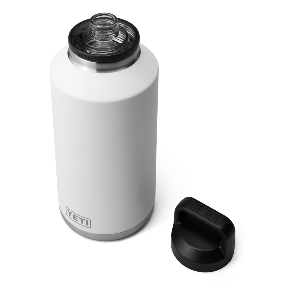 Yeti Rambler 64oz Bottle White with Chug Cap - Ascmtools