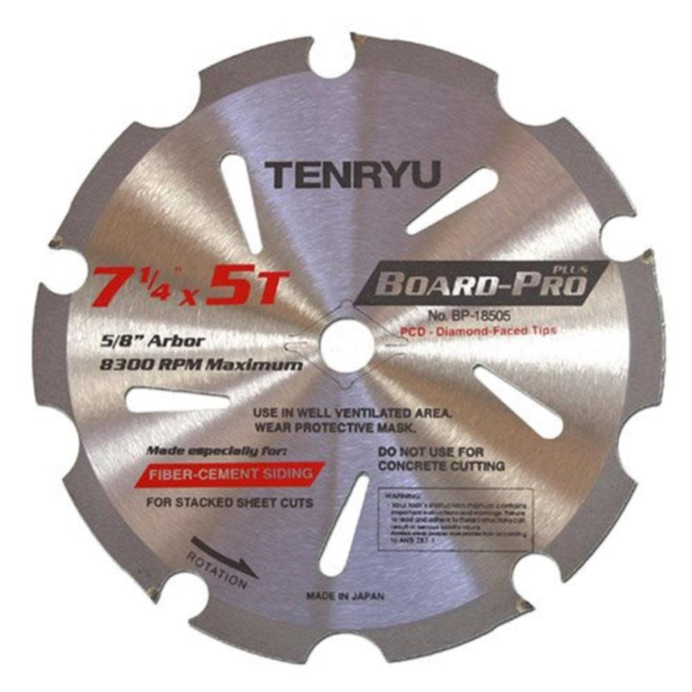 Tenryu 7-1/4In HardiPlank/Durock Blade - Ascmtools