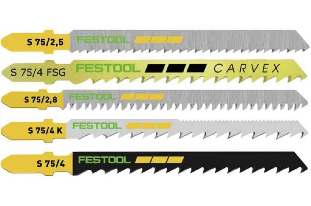 Festool Jigsaw Blade Assortment for Wood Cutting – Pack of 25 - Ascmtools