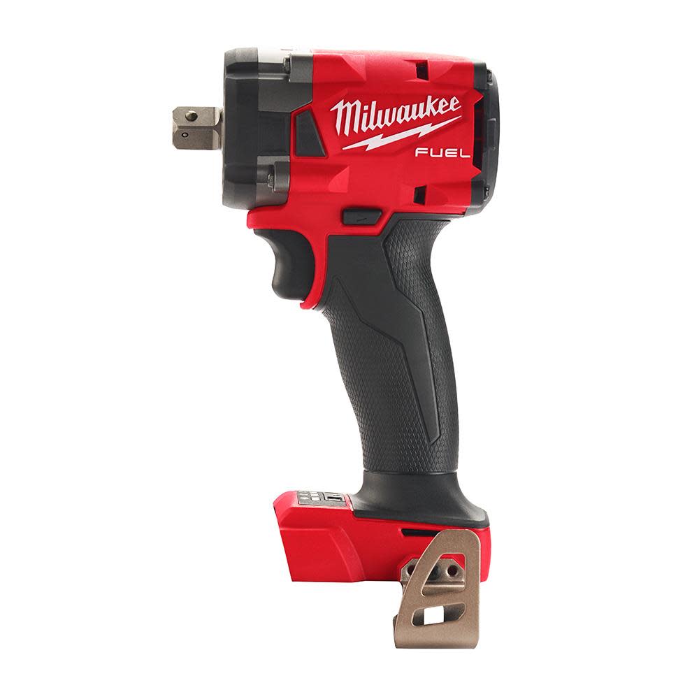 Milwaukee M18 FUEL 1/2 Compact Impact Wrench with Pin Detent - Ascmtools