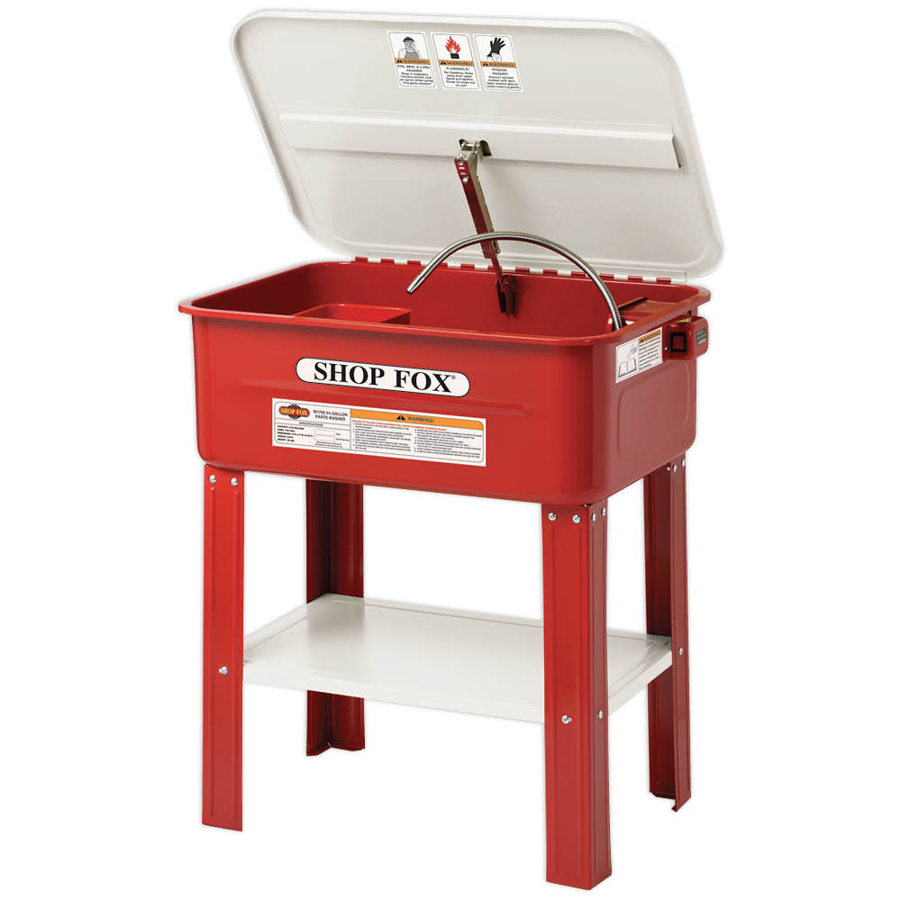 Shop Fox 20 Gallon Parts Washer - Ascmtools