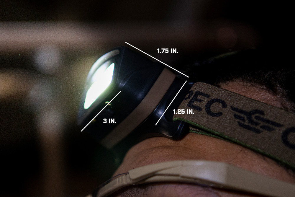 Spec Ops Rechargeable LED Headlamp with Removable Light - Ascmtools