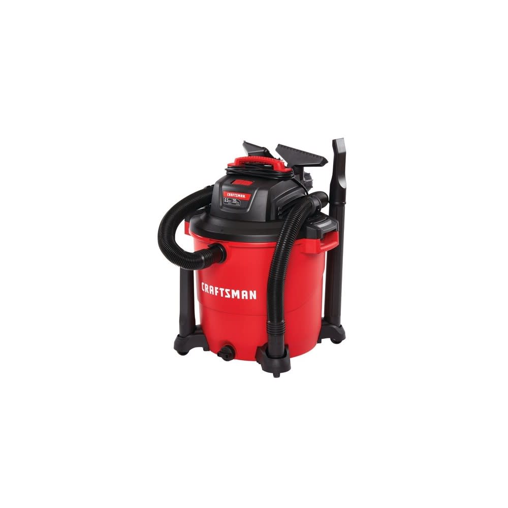Craftsman Wet/Dry Vacuum 20 Gallon Corded 120V 6.5HP Peak - Ascmtools