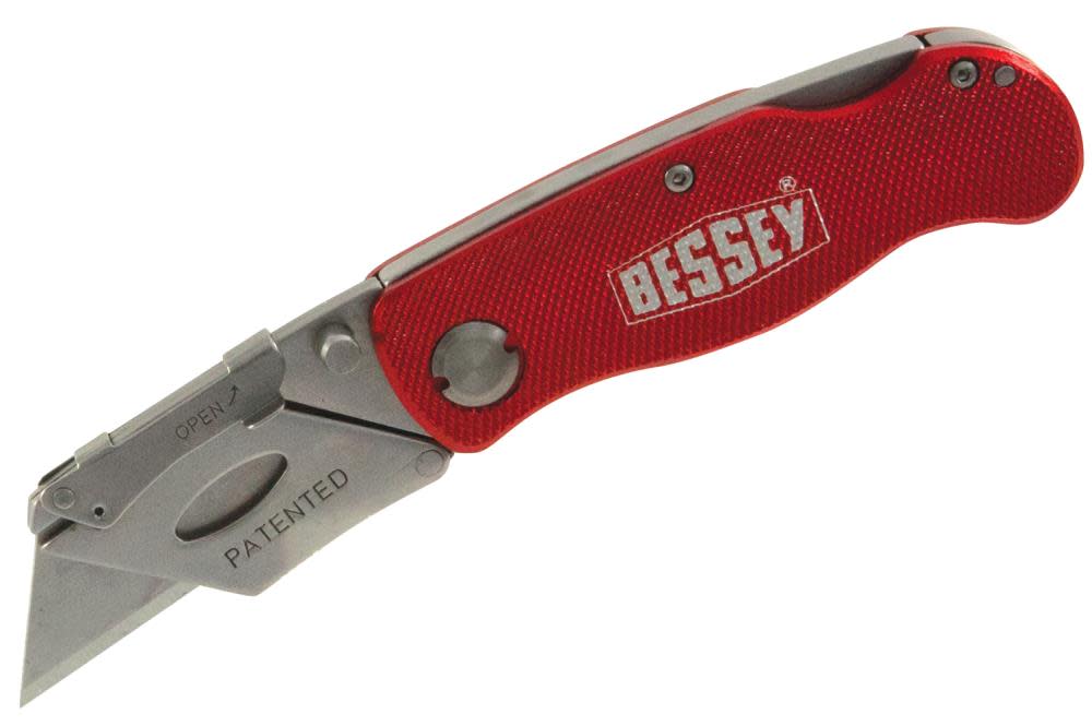Bessey Folding Utility Knife Aluminum Handle - Ascmtools