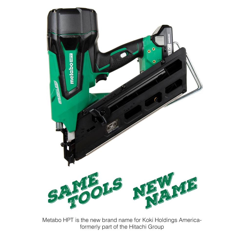 Metabo HPT 18V Cordless Paper Strip Framing Nailer (Tool Body Only) - Ascmtools