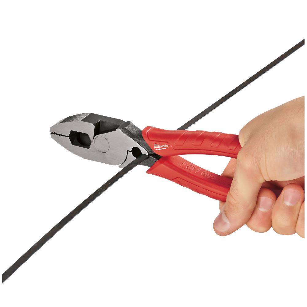 Milwaukee 9 in. High Leverage Lineman’s Pliers with Crimper - Ascmtools