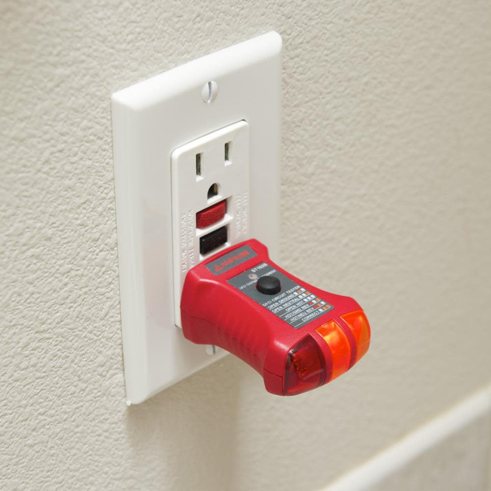 Amprobe Receptacle Tester with GFCI - Ascmtools