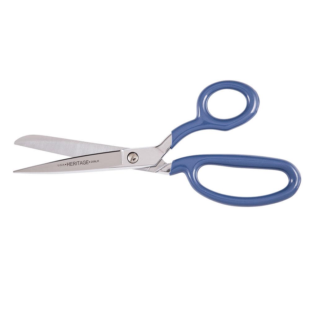 Klein Tools Heritage 8″ Bent Trimmer with Large Ring Blue Coating - Ascmtools