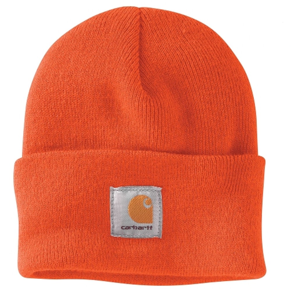 Carhartt A18 Men’s Acrylic One Size Bright Orange Watch Hat - Ascmtools