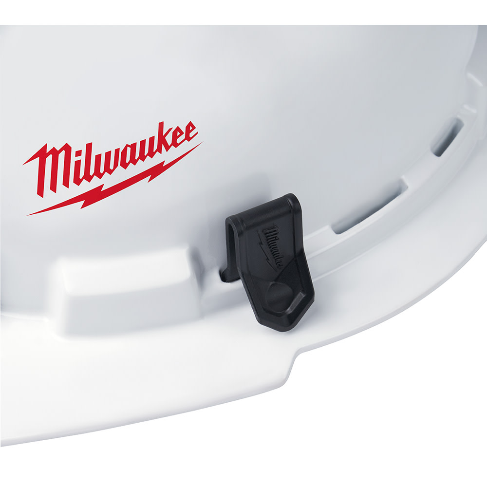 Milwaukee Full Brim Vented Hard Hat with BOLT Accessories Type 1 Class C Small Logo - Ascmtools