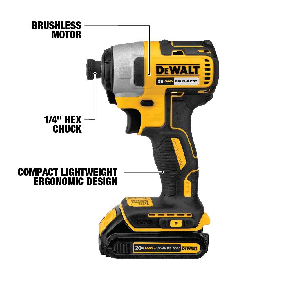 DEWALT 20V MAX Drill Driver & Impact Kit with Reciprocating Saw Bundle - Ascmtools