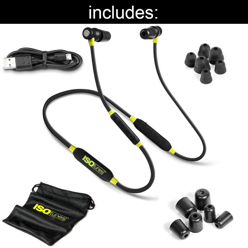 ISOtunes Bluetooth Noise Isolating Earbuds - Ascmtools