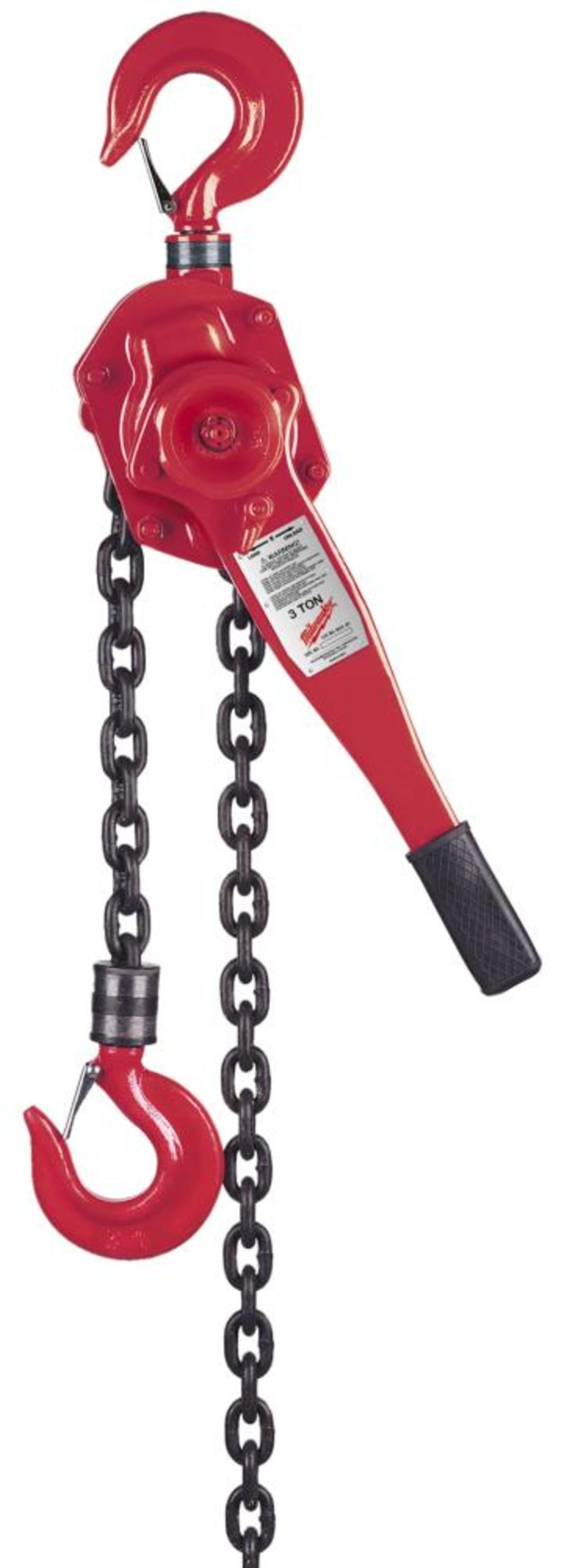 Milwaukee 3 Ton 20 ft. Lever Hoist - Ascmtools