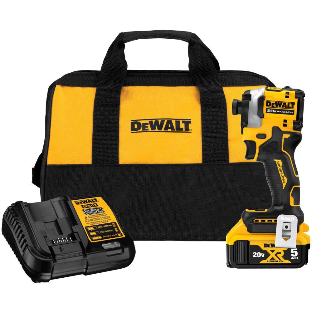 DEWALT ATOMIC 20V MAX Impact Driver Kit 1/4″ 3 Speed Brushless Cordless - Ascmtools