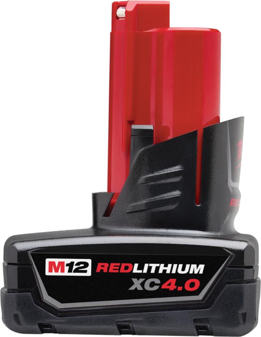 Milwaukee M12 Stick Transfer Pump with M12 REDLITHIUM XC 4.0Ah Extended Capacity Battery Pack Bundle - Ascmtools