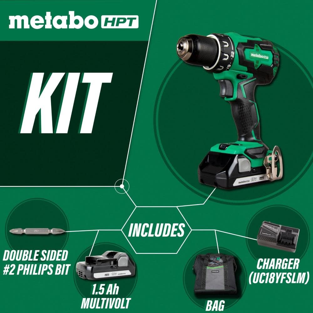 Metabo HPT 18V BL Driver Drill Kit - Ascmtools