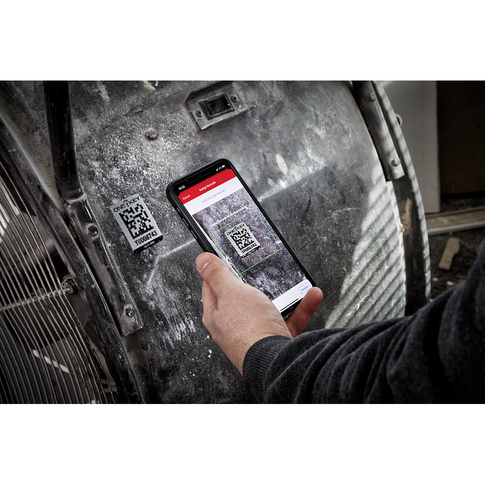 Milwaukee ONE-KEY Asset ID Tag  Large for Metal Surface (25pc) - Ascmtools