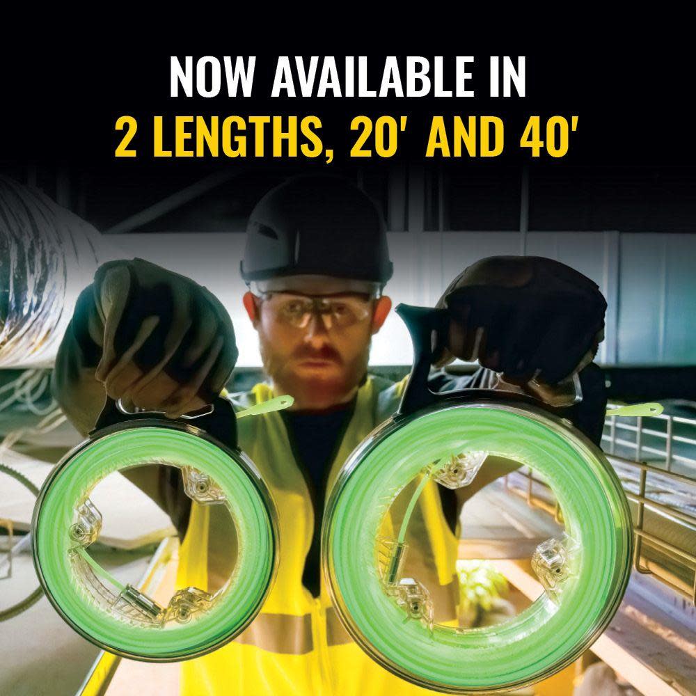 Klein Tools Glow Fish Tape 40 Foot - Ascmtools