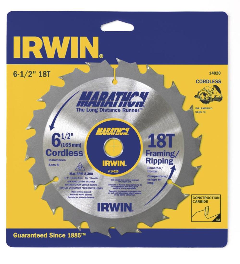 Irwin 6-1/2 In. 18T MARATHON Saw Blade - Ascmtools