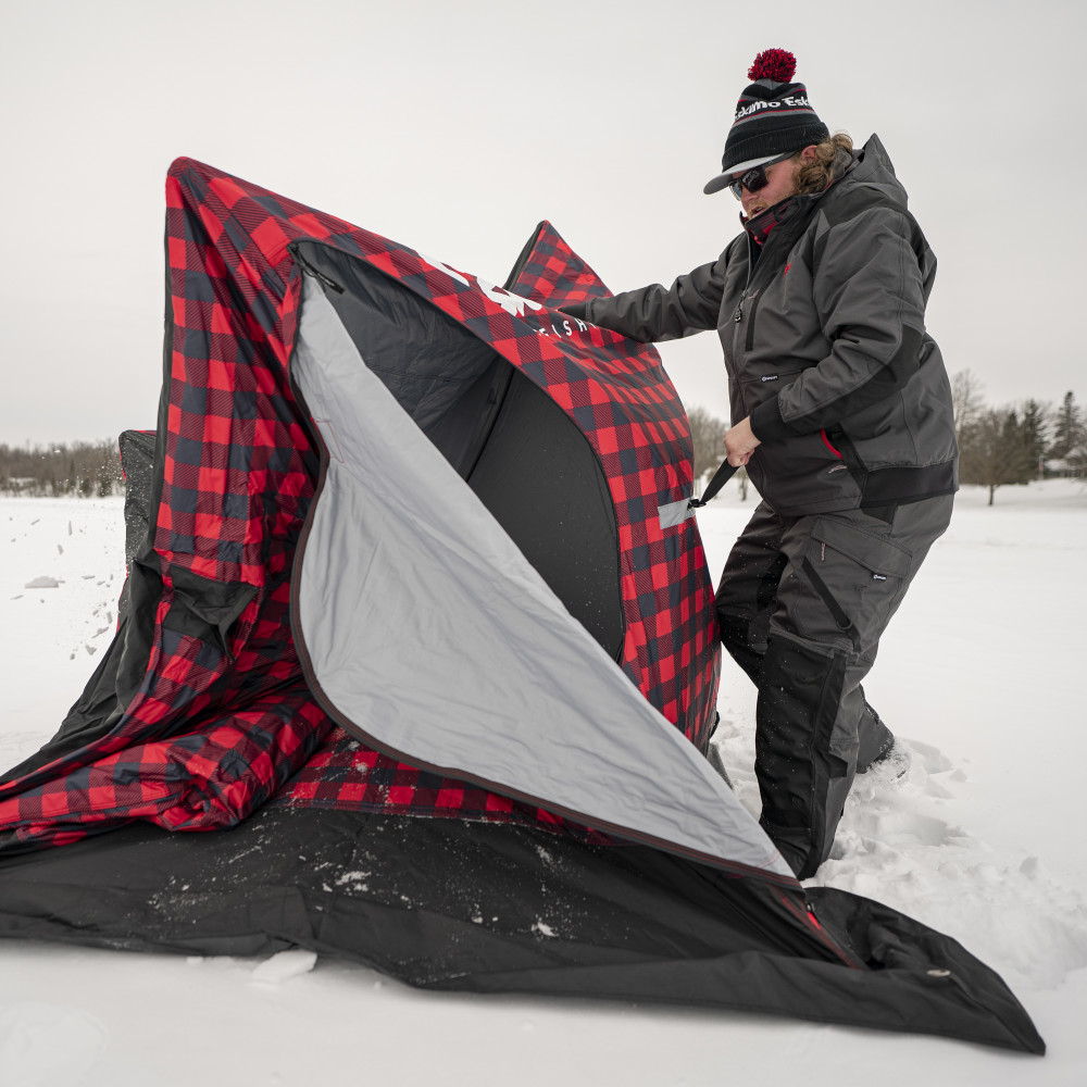 Eskimo Quickfish 3i Plaid Limited Ice Fishing House Portable - Ascmtools