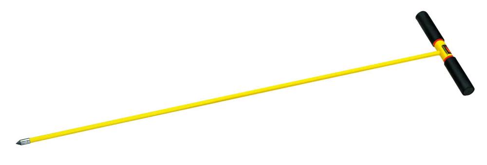 Structron Soil Probe Cast Metal Tip Head Yellow Fiberglass Shaft Handle - Ascmtools