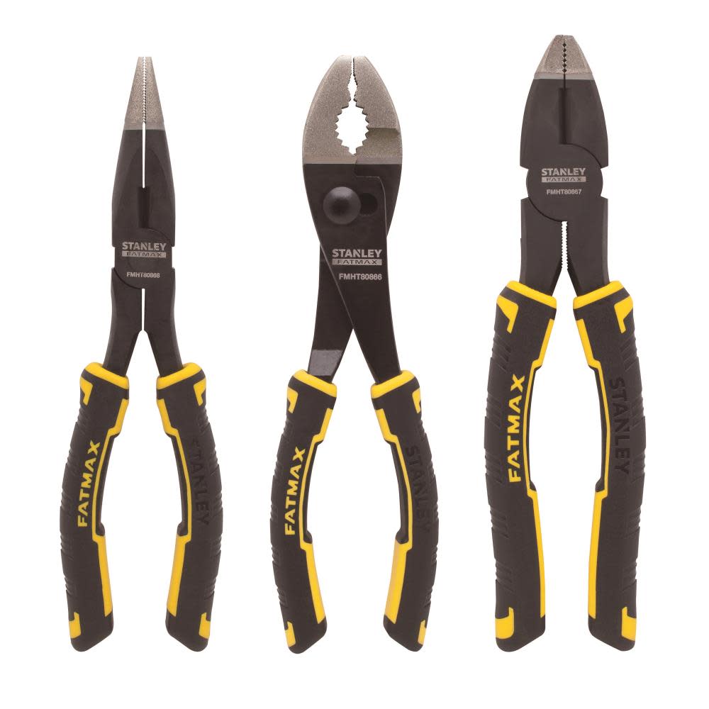 Stanley 3 piece Pliers Set - Ascmtools