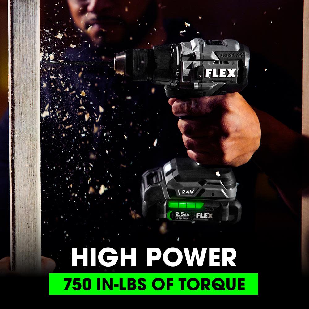 FLEX 24V Drill Driver and 1/4″ Impact Driver Kit - Ascmtools