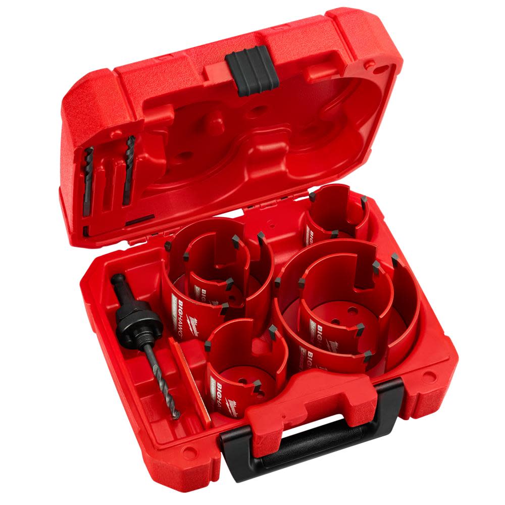 Milwaukee 10 pc. Big Hawg with Carbide Teeth Kit - Ascmtools