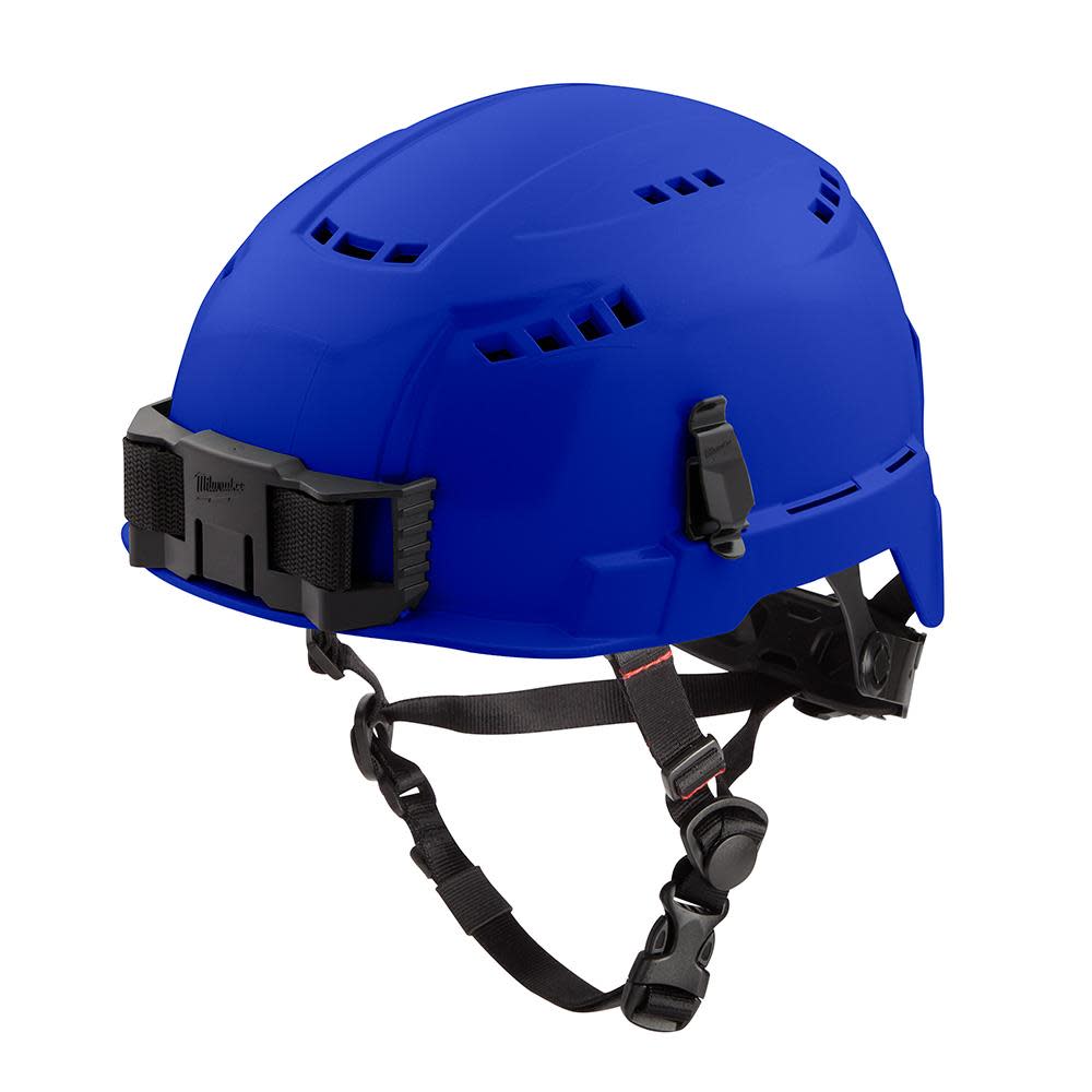Milwaukee Blue Vented Safety Helmet (USA) – Type 2 Class C - Ascmtools