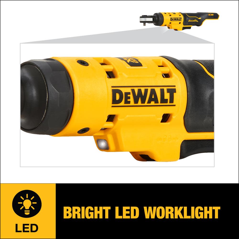 DEWALT 12V XTREME 1/4″ Ratchet Bare Tool - Ascmtools