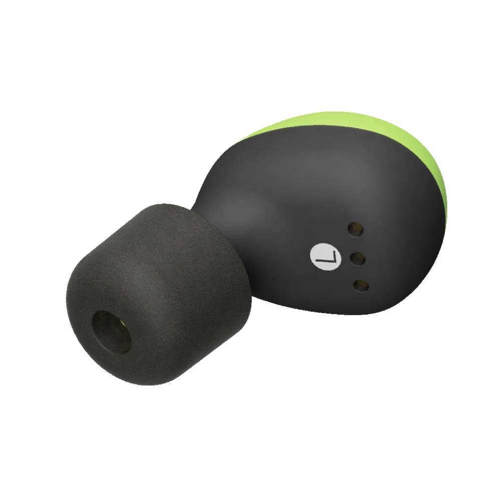 ISOtunes 2.0 True Wireless Bluetooth Earbud Safety Green - Ascmtools