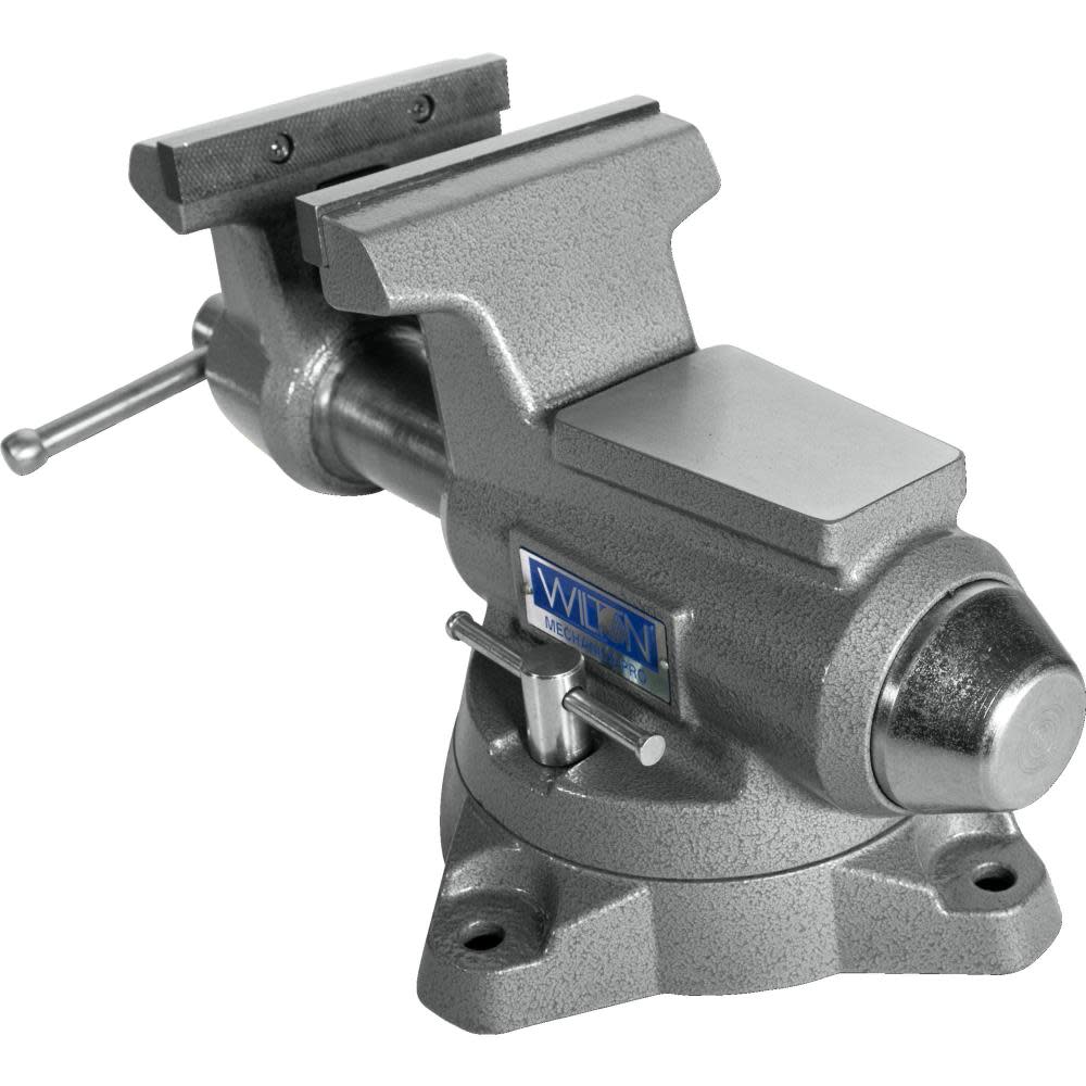 Wilton Mechanics Pro Vise 5-1/2 Jaw Width 5″ Jaw Opening 360 Swivel Base - Ascmtools