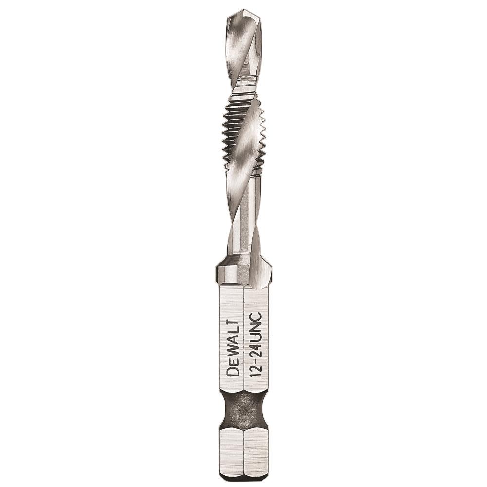 DEWALT 12-24 UNC Drill Tap 1/4 In. Capacity - Ascmtools
