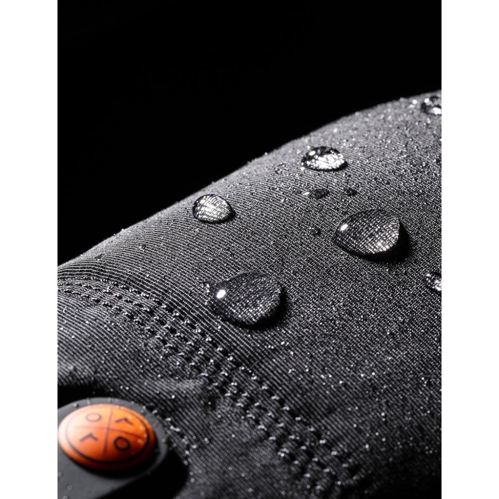 ORORO Black & Orange Amsterdam Heated Mittens Kit XL - Ascmtools