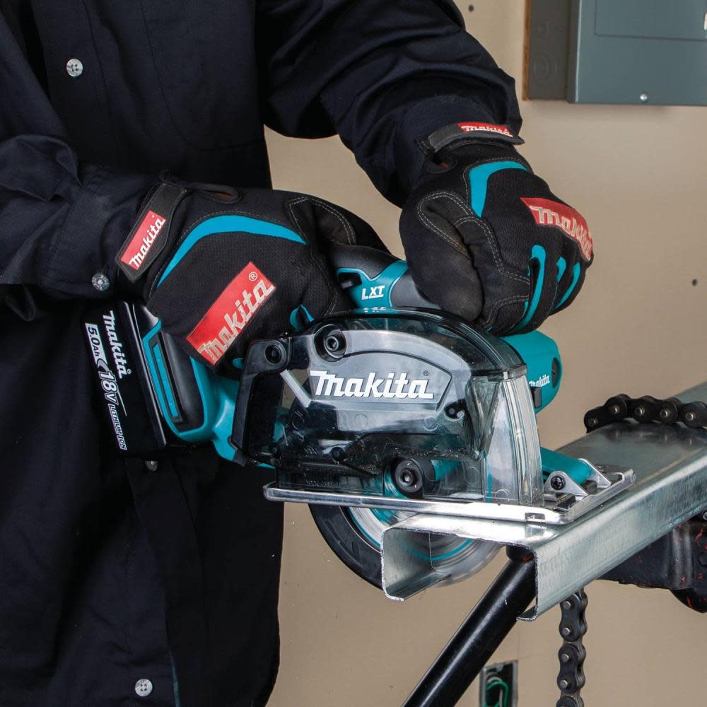 Makita 18V LXT Lithium-Ion Cordless 5-3/8″ Metal Cutting Saw Kit (5.0Ah) - Ascmtools