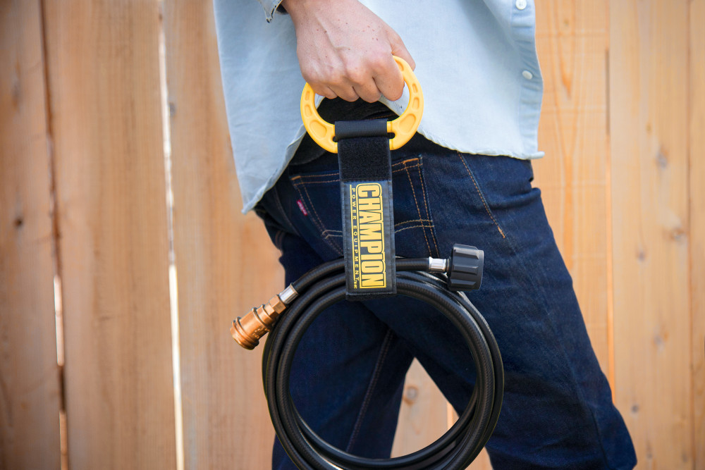 Champion Power Equipment 12-Foot Propane Hose Extension Kit - Ascmtools