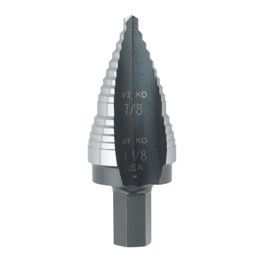 Irwin STEP DRILL Bit COBALT #9 7/8 AND 1 1/8″ 2 SZ - Ascmtools