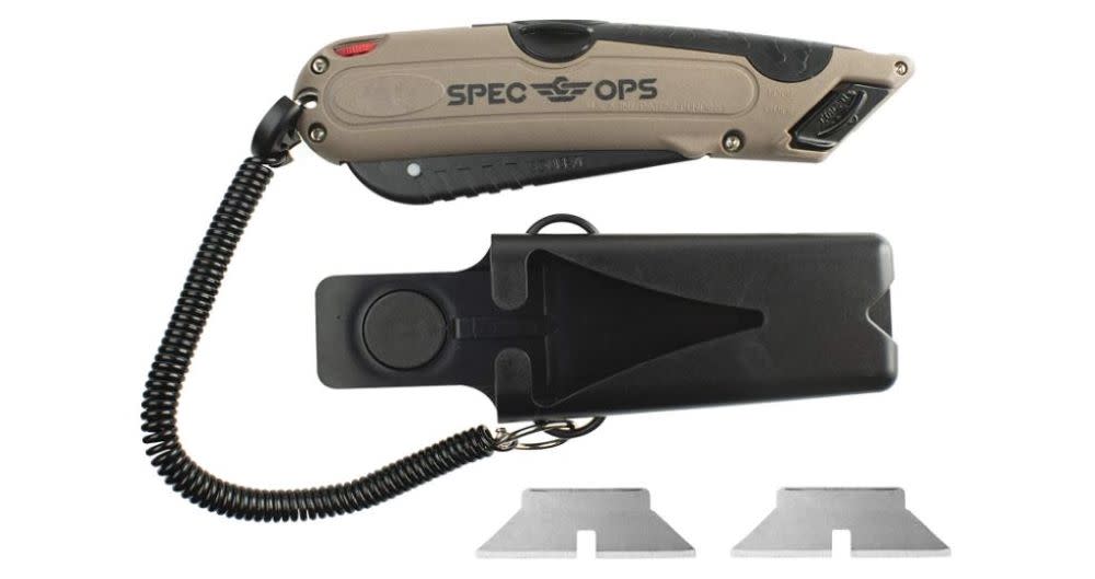 Spec Ops Safety Knife with Holster - Ascmtools