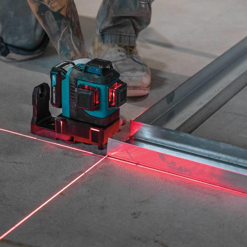 Makita 12V max CXT Self Leveling 360 3 Plane Red Laser Kit - Ascmtools